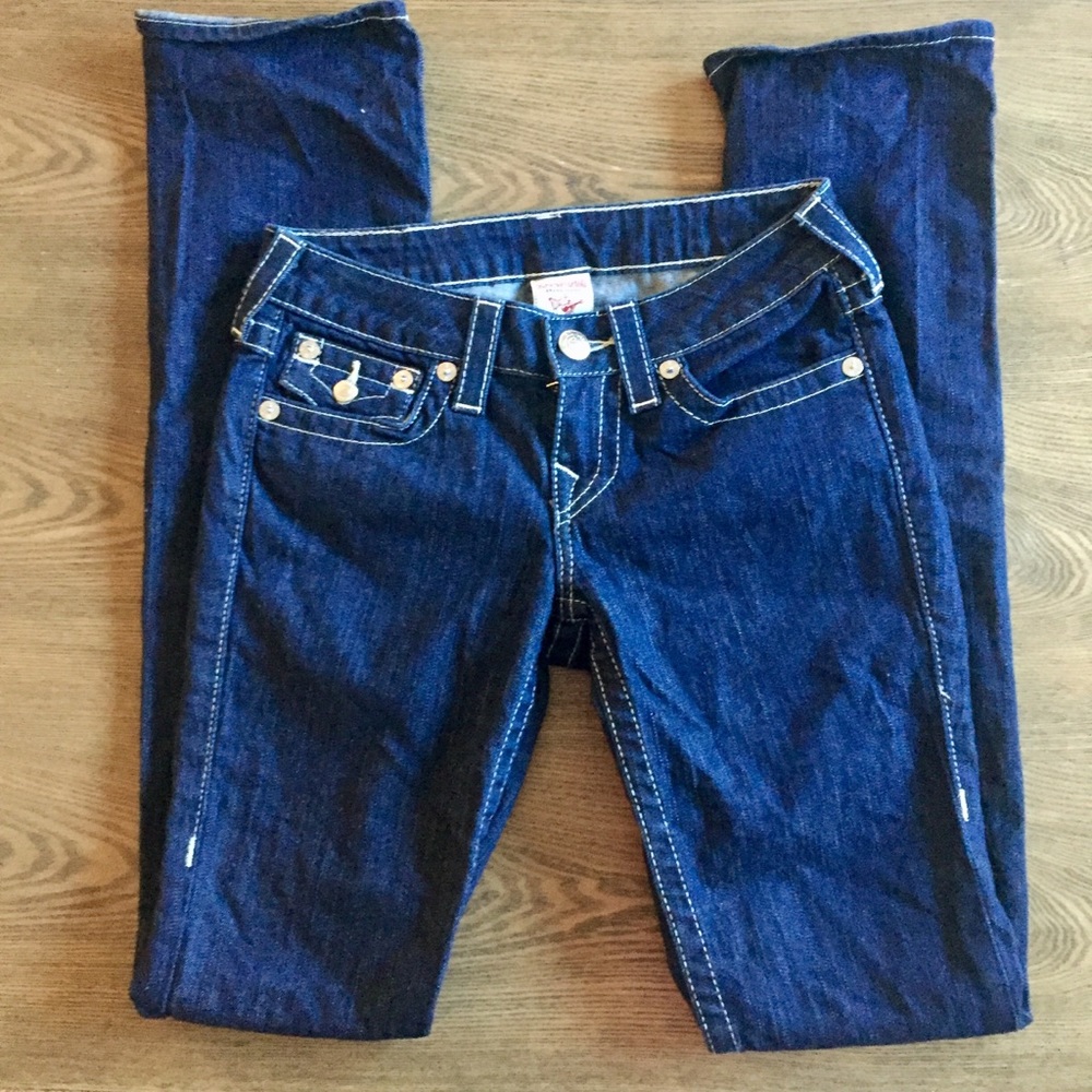 True Religion Dark Wash, Straight