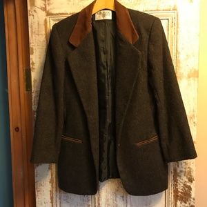 Brown Wool Blazer