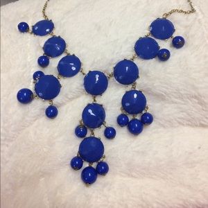 Cobalt blue statement necklace