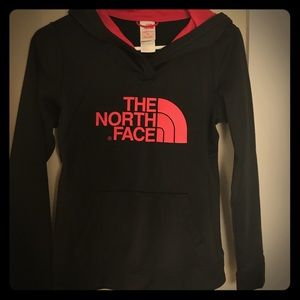 The North Face hooded sweatshirt
