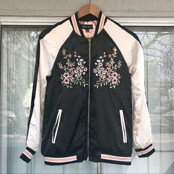new look floral jacket