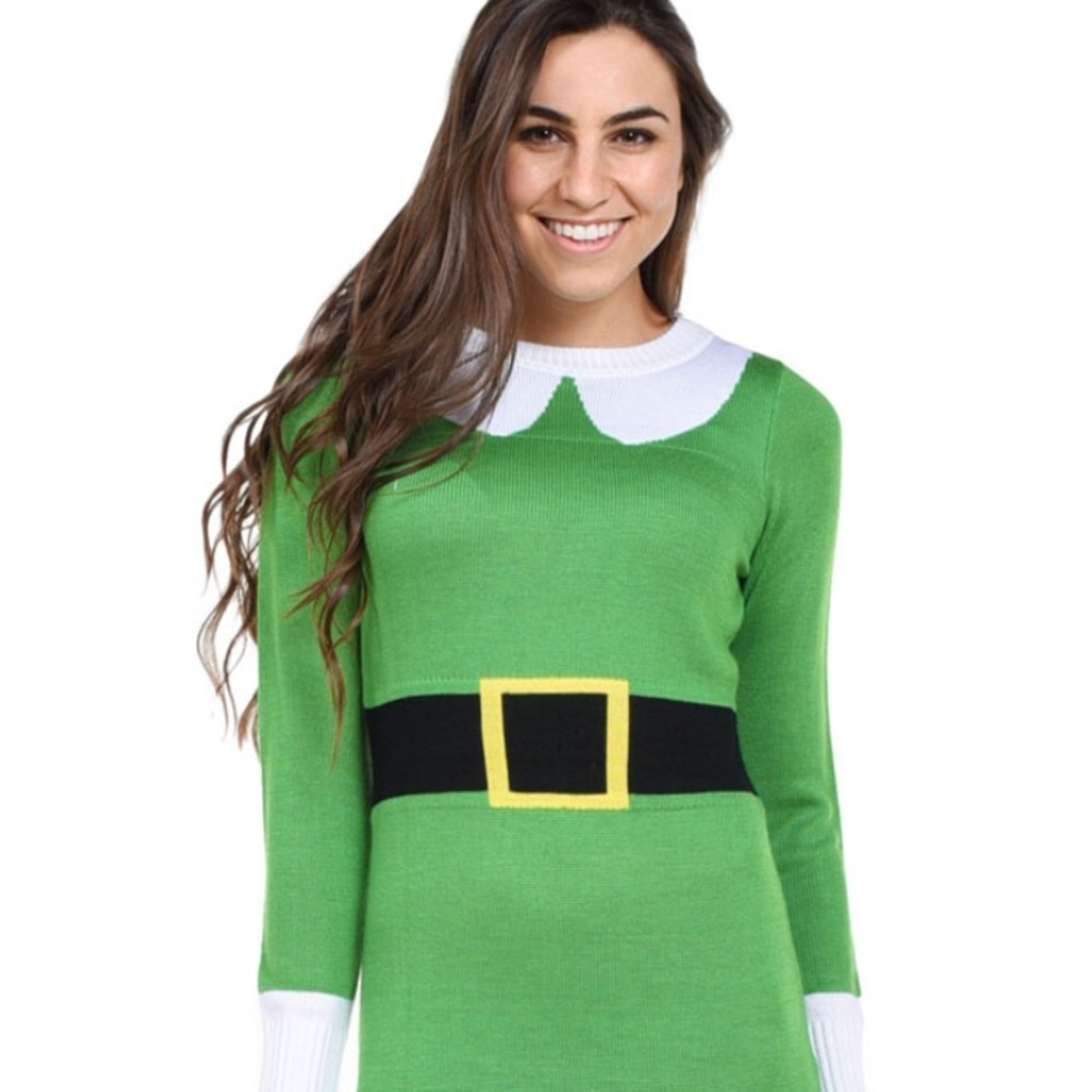 Elf sweater dress