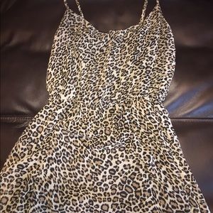 LEOPARD PRINT CHARLOTTE RUSSE DRESS