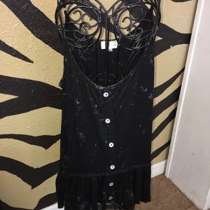 Last one Zig zag boho tank high low seam