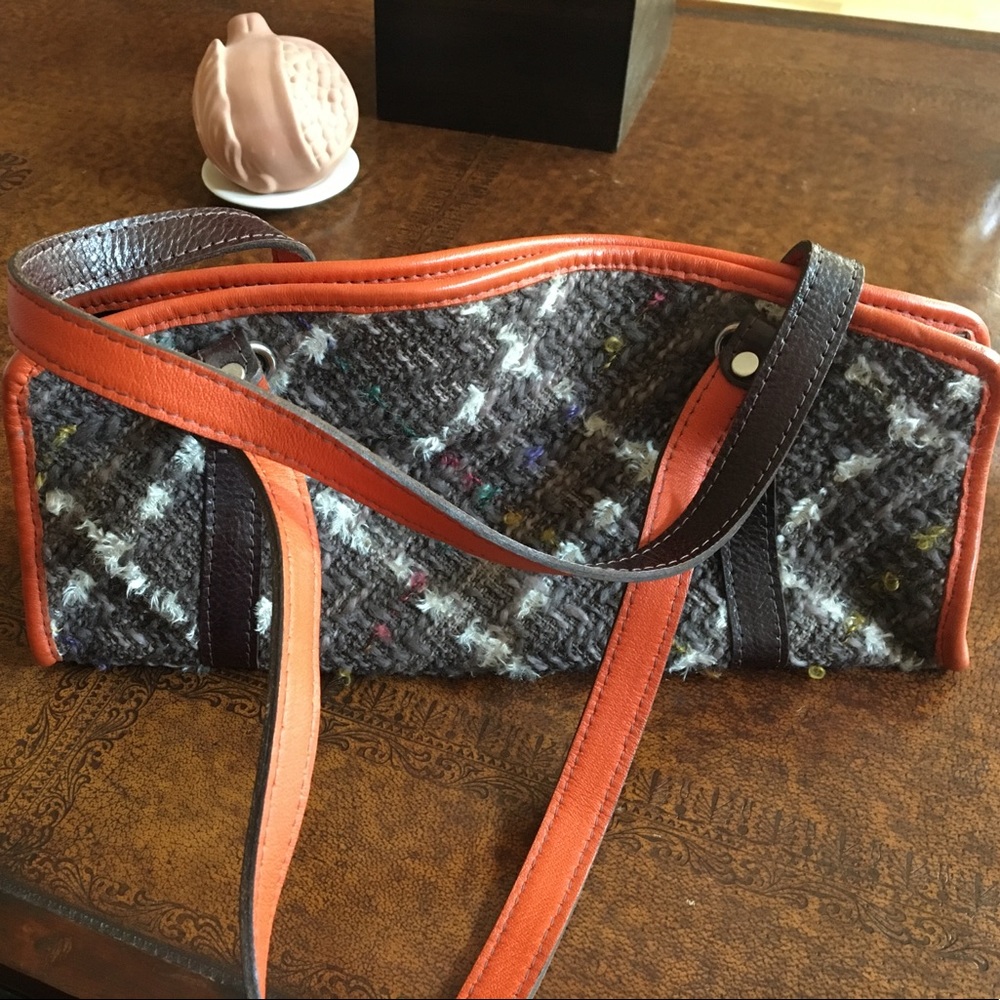 Tweed ladies bag