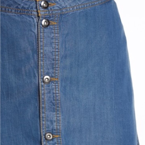 LOVESTITCH Chambray Skirt - Picture 3 of 7