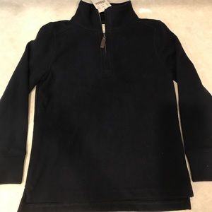 Crewcut boys half-zip popover sweater in Navy