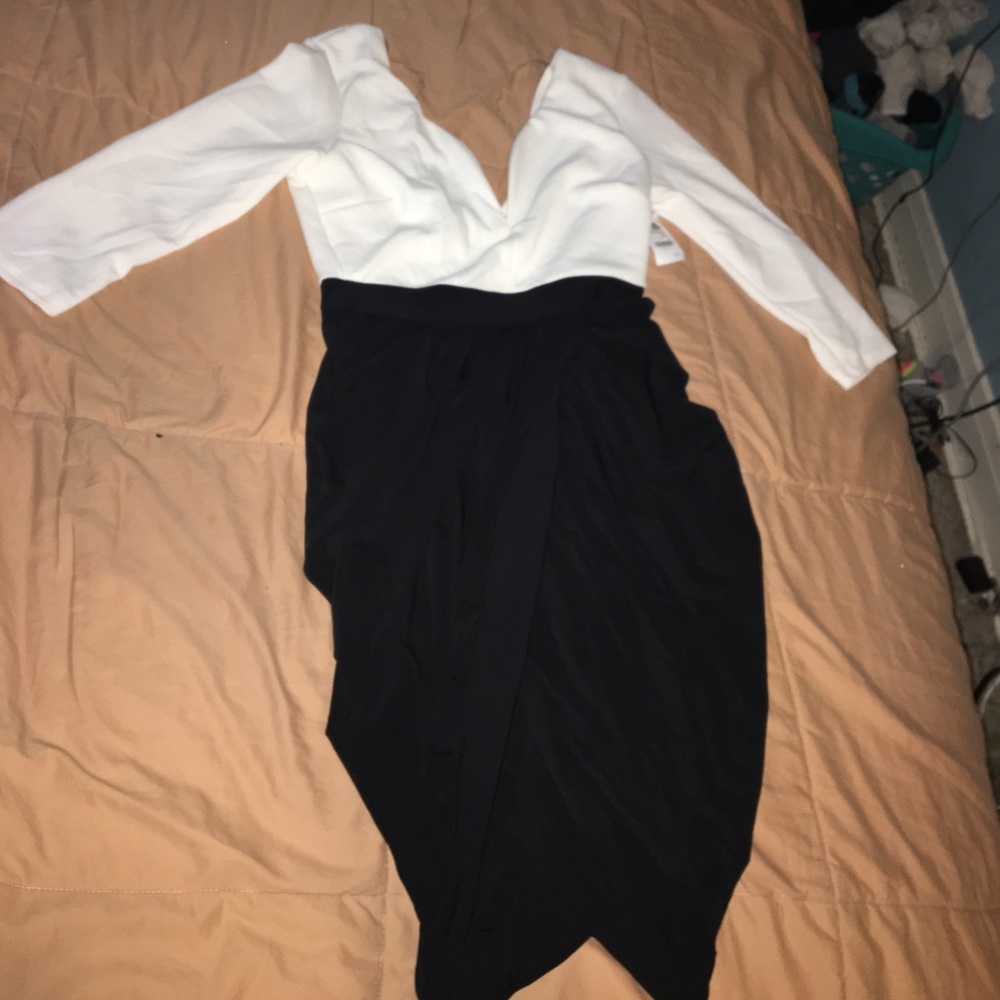 Charlotte Russe brand new black and white dress