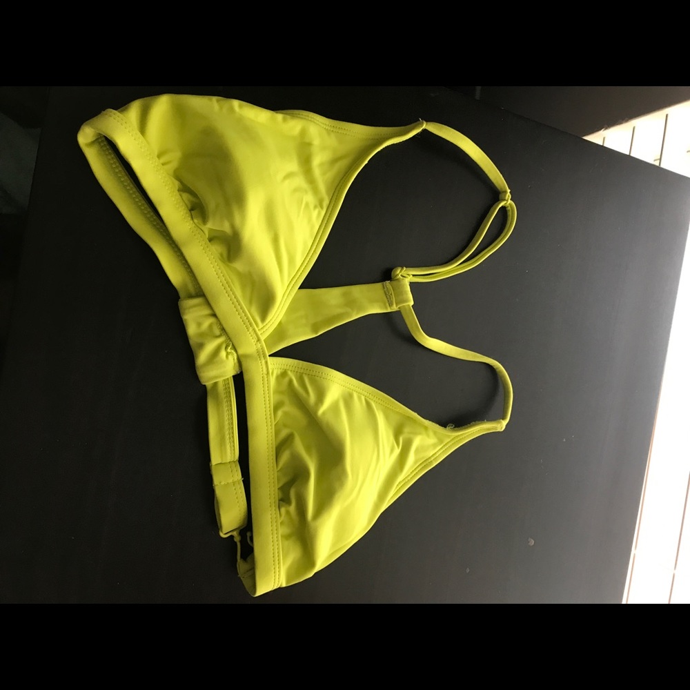 NWOT : Lime swimsuit top