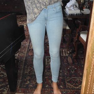 White Wash Skinny Jeans