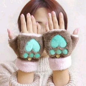 Warm Wrist Fingerless Gloves Mittens