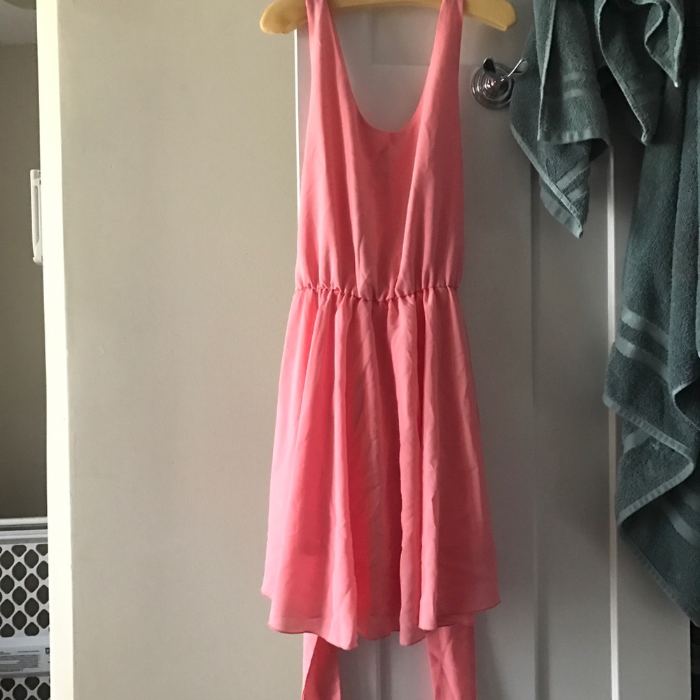 NWOT Flowy Coral Dress