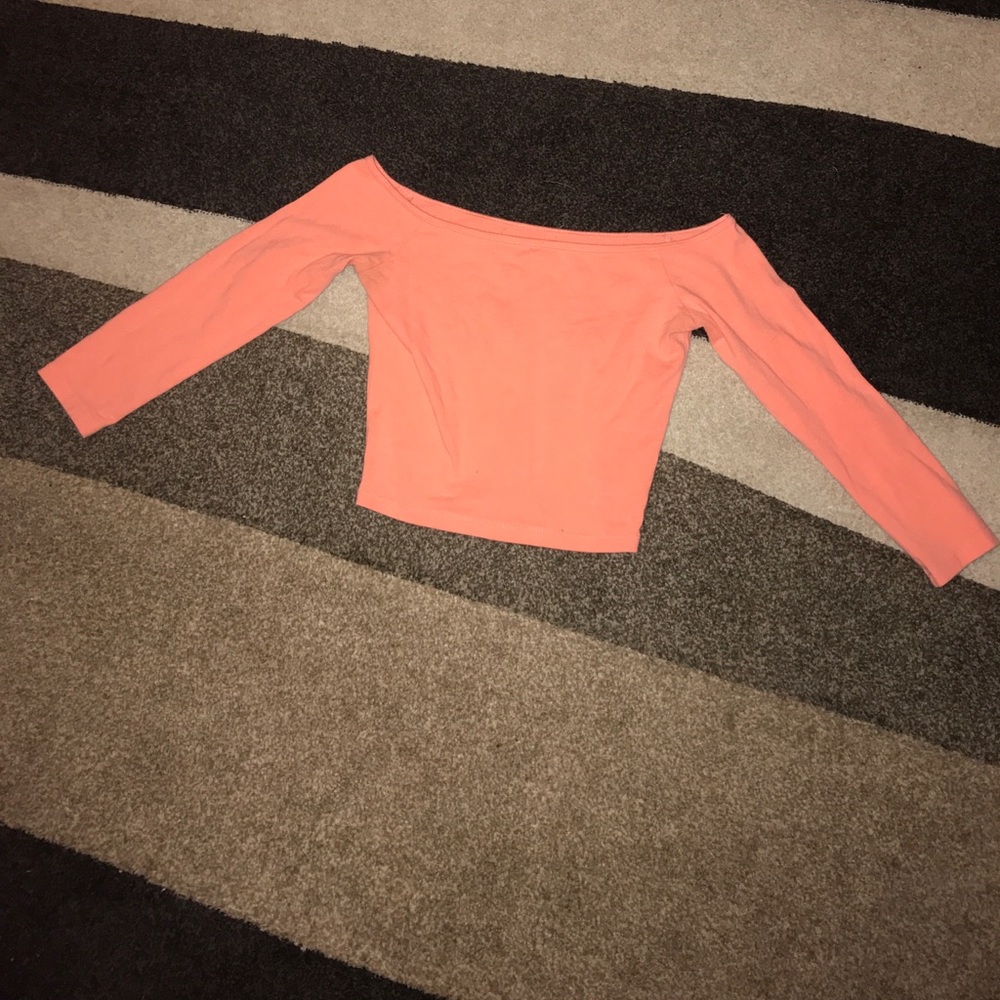 Hollister long sleeve crop top