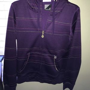 Zip up Volcom sweater.