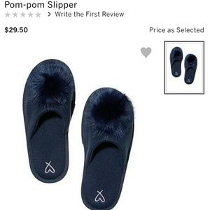 Victoria Secret Pom-pom Slippers