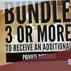 Bundle Discount on my Closet!