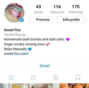 Bath bombs, bath salts, sugar scrubs