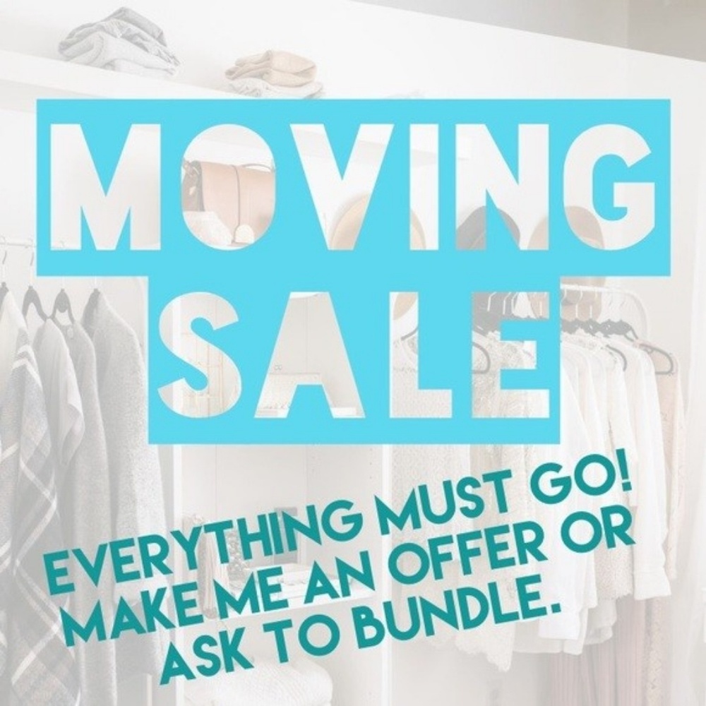 Everything must go!