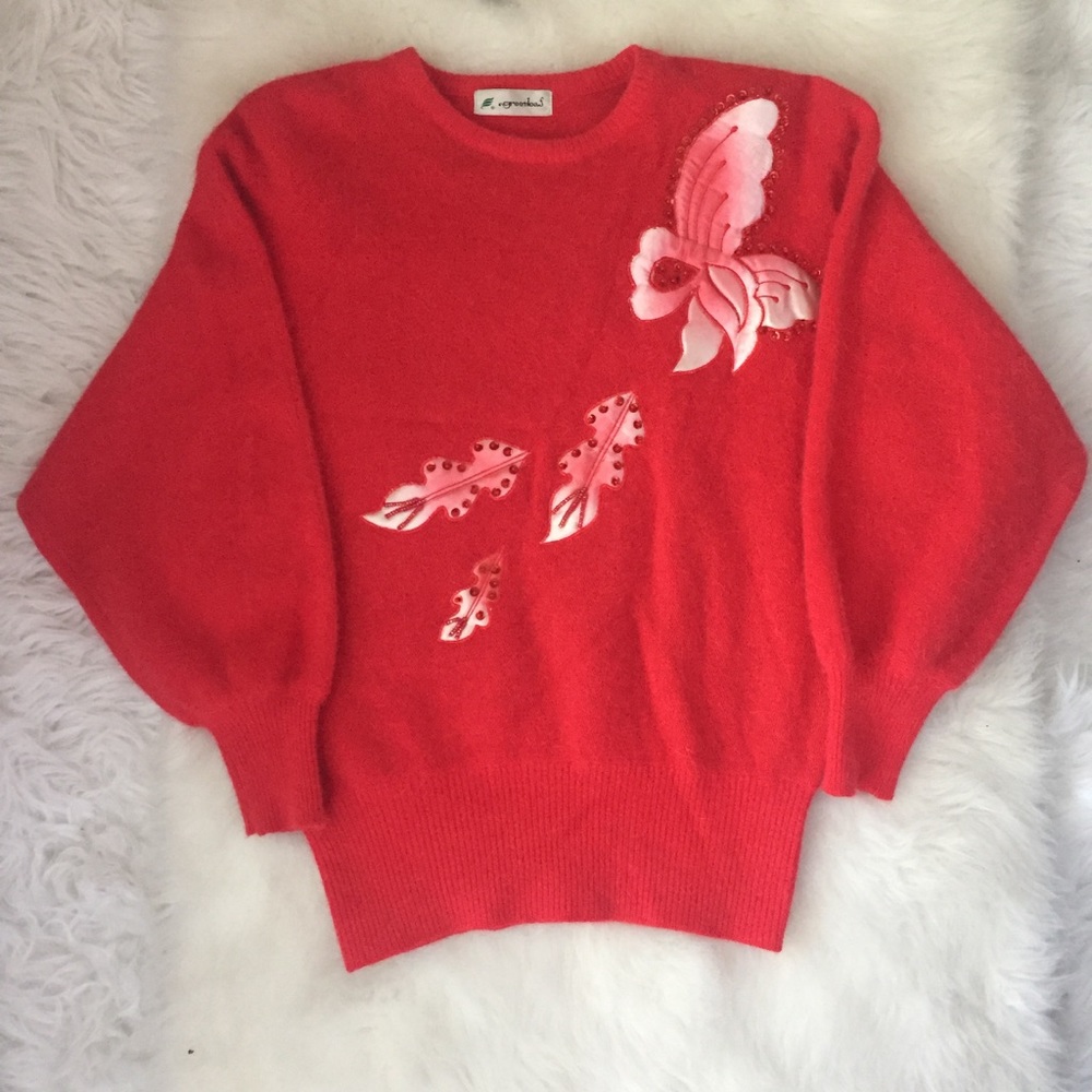GREENLEAF Red Long Sleeved Sweater