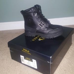 Boys Size 1 Black Polo Boots