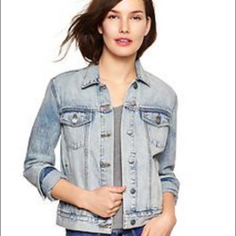 GAP Cropped Jean Jacket