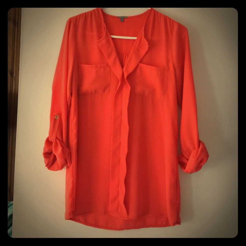 Charlotte Russe Orange Blouse