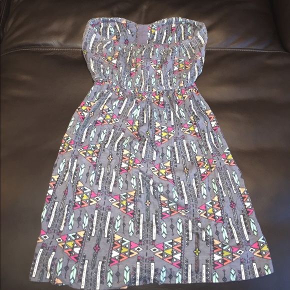 BILLABONG AZTEC FEATHER DRESS - Picture 3 of 3