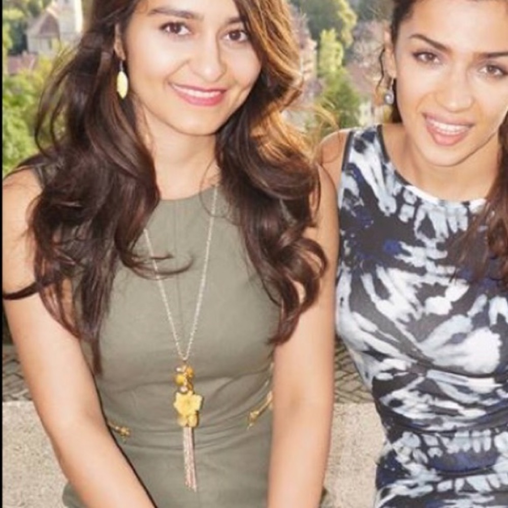 Long chain tassel necklace