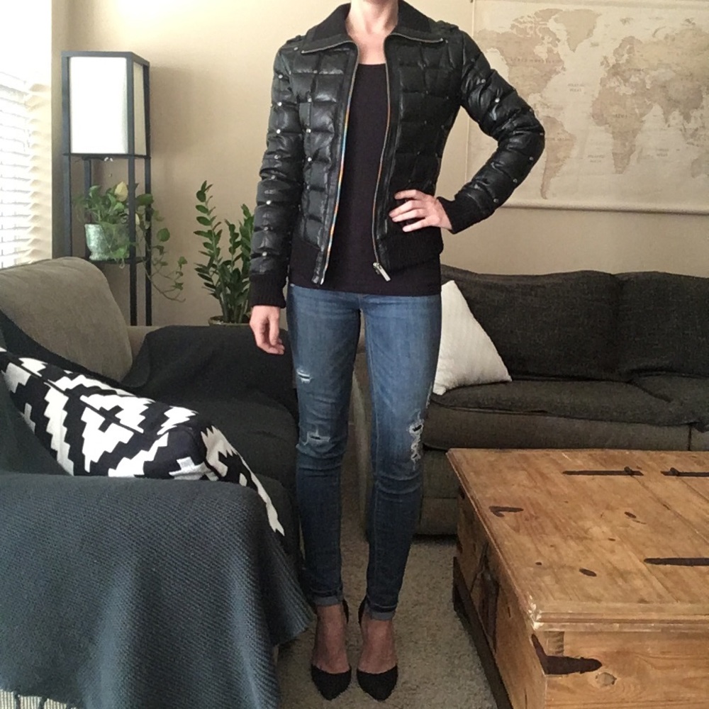 Rock & Republic Tailor Made Runway Leather Jacket