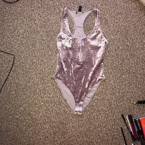 Velvet Forever 21 Body Suit