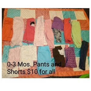 Baby Girl 0-3 Months pants