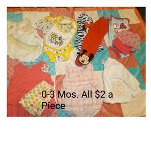 Baby Girl 0-3 Mos.