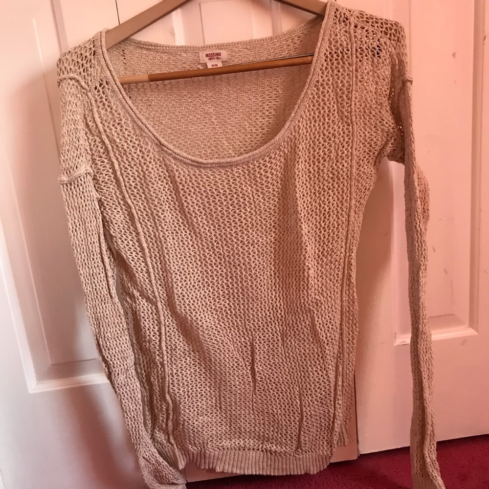 Tan grunge sweater
