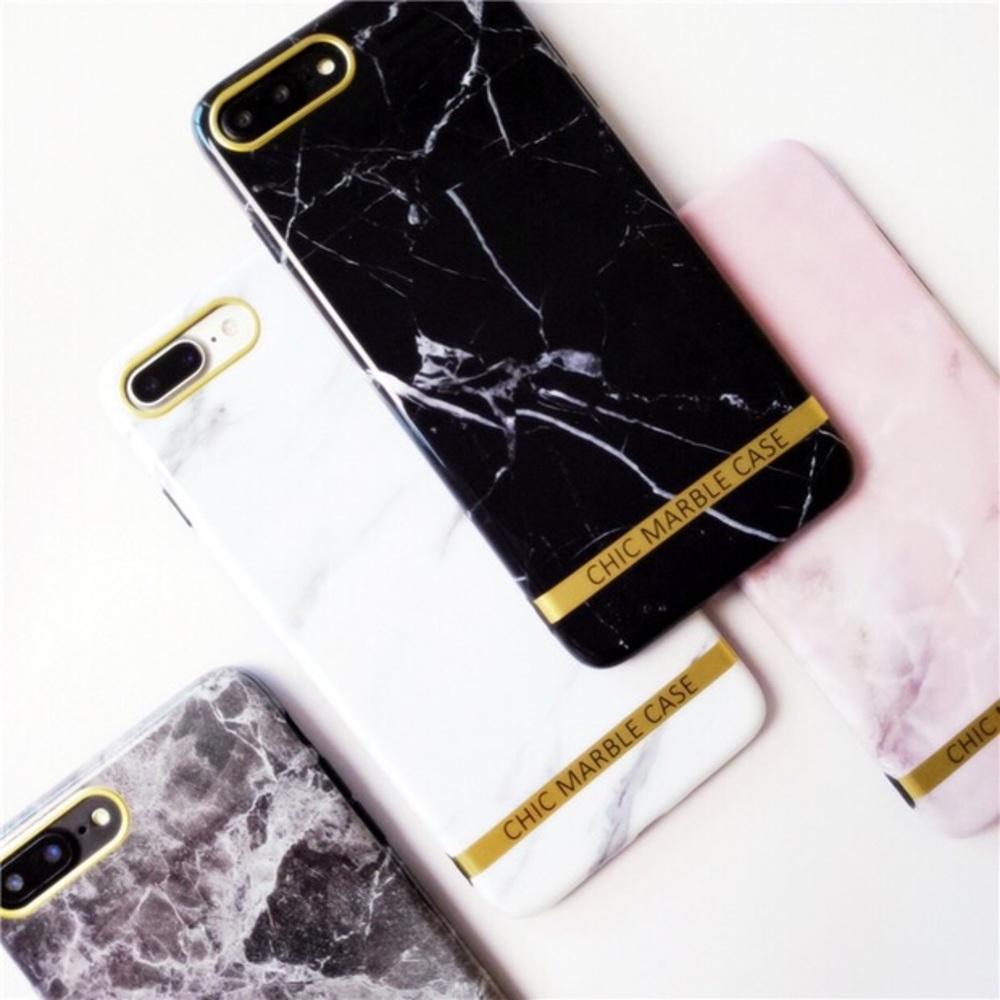 Chic Marble iPhone X soft phone case