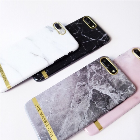 Chic Marble iPhone X soft phone case - Picture 2 of 8