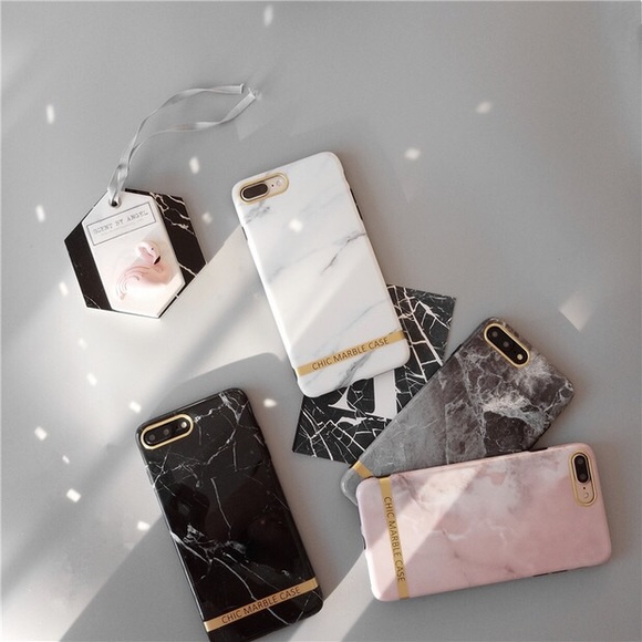 Chic Marble iPhone X soft phone case - Picture 3 of 8