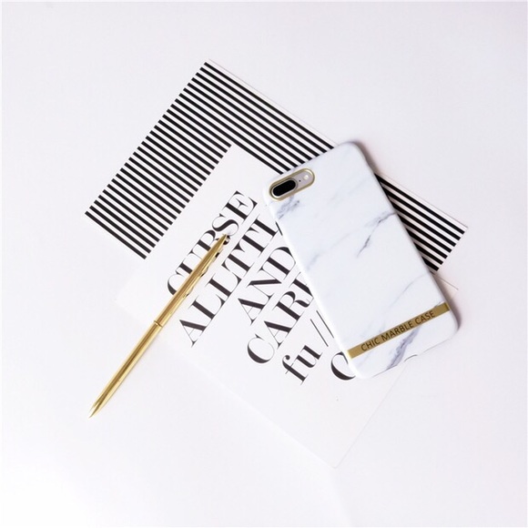 Chic Marble iPhone X soft phone case - Picture 7 of 8