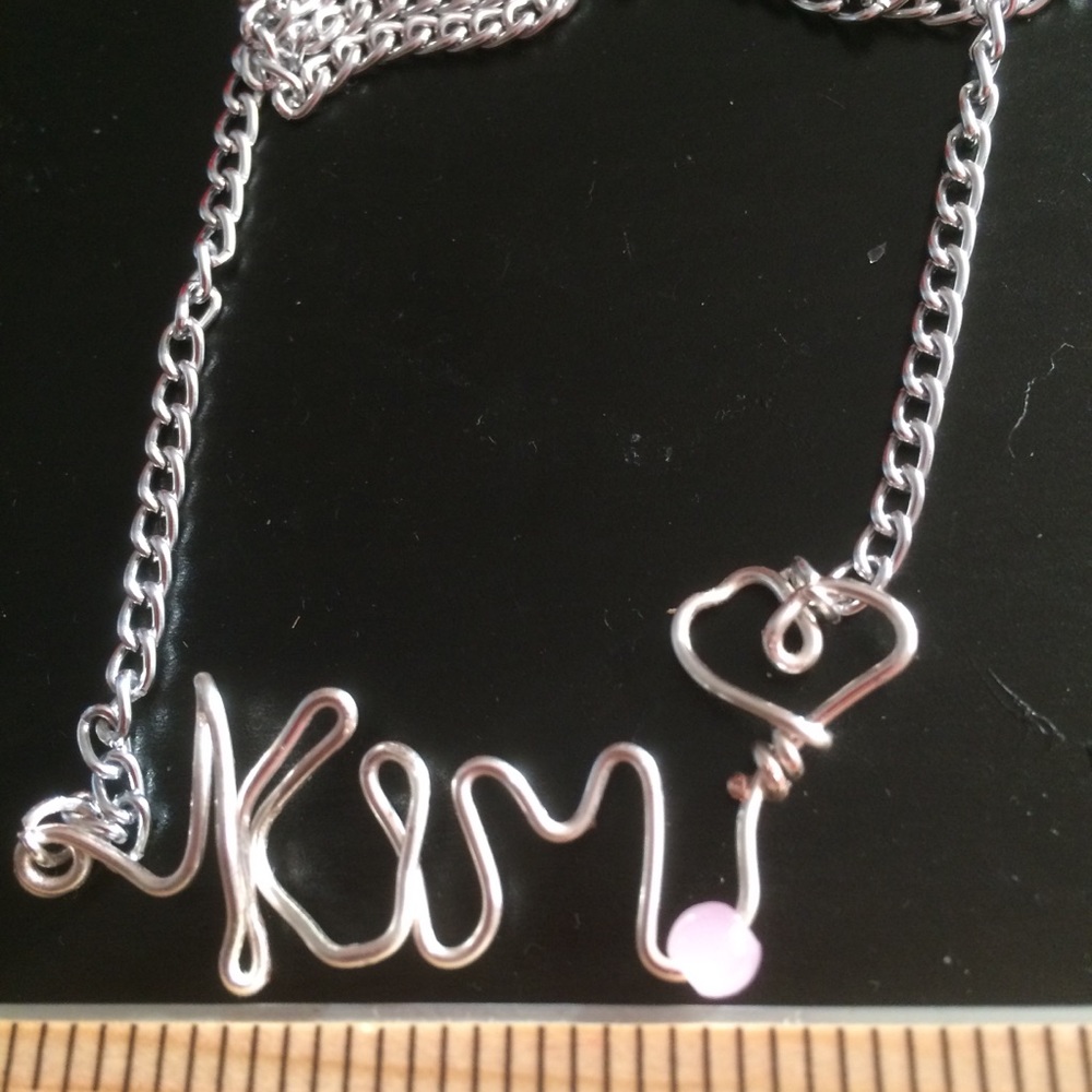 Custom Wire Name Necklace