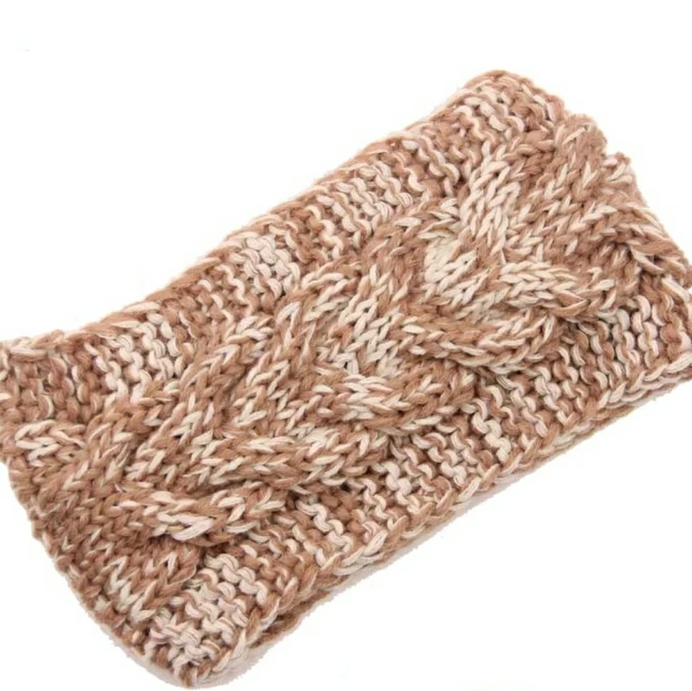 Knitted warm Head band - Picture 4 of 7
