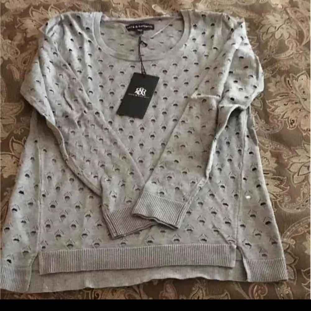 Small Tunic Top Gray Rock & Republic NWT