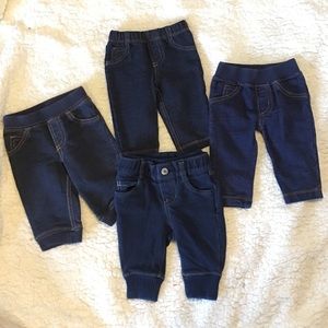{baby gap + carters} blue jeans bundle