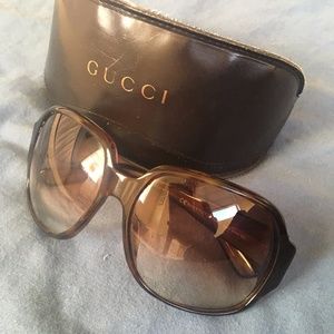 Authentic Gucci oversized sunglasses