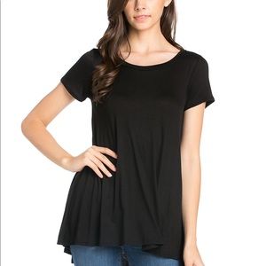 Silky black high low top