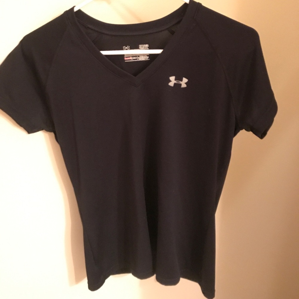 Black workout shirt