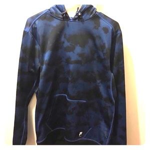 Blue n black hoodie sweatshirt