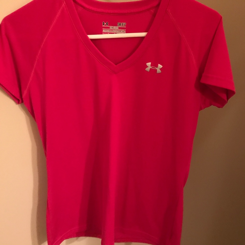 Pink workout shirt
