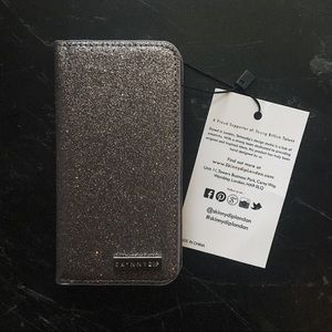 Skinnydip London Glitter Wallet Case iPhone 6/6s