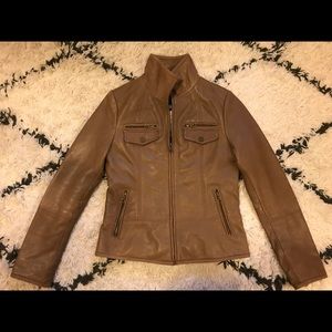 Tommy Hilfiger Leather Moto Jacket