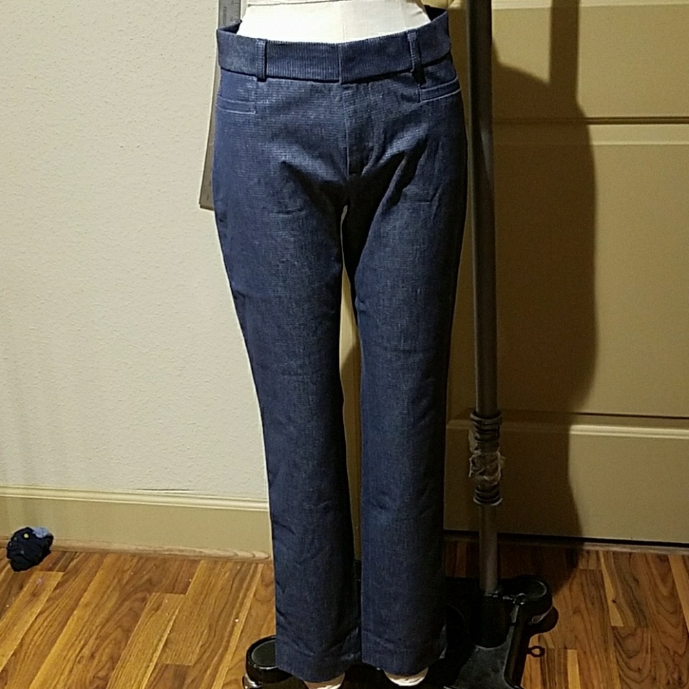 Sloan cut trousers