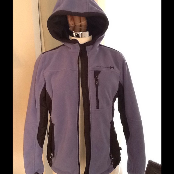 Free Country fleece and nylon hooded zip up coat - Picture 2 of 6